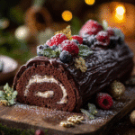 Chocolate & Passion Fruit Yule Log for Noël