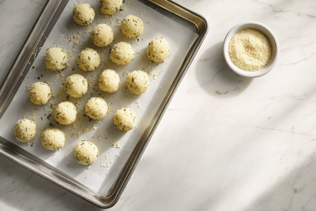 Crispy Fried Potato Balls