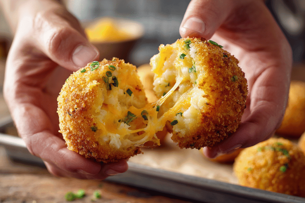 Crispy Fried Potato Balls