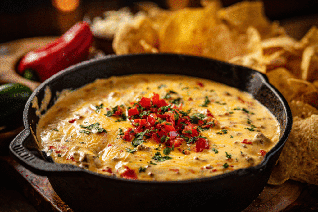 Creamy Ranch Queso with Rotel