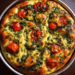 Focaccia Bread with Pesto