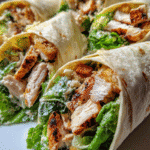 Chicken Caesar Salad Wraps