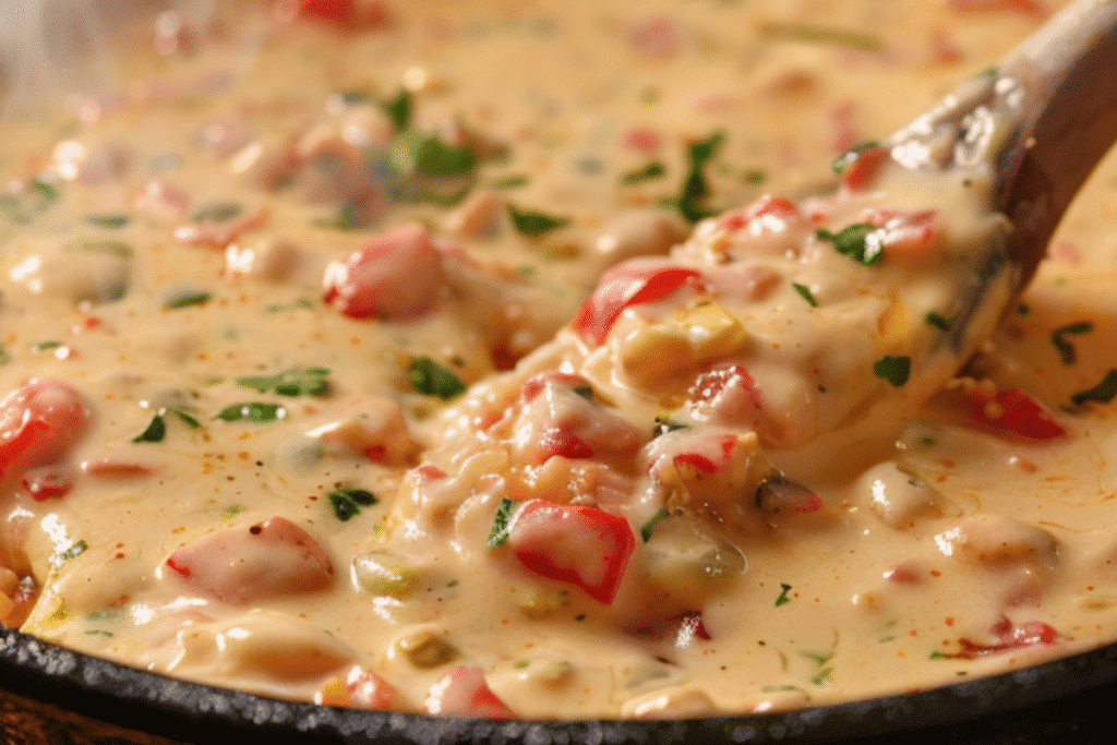 Creamy Ranch Queso with Rotel