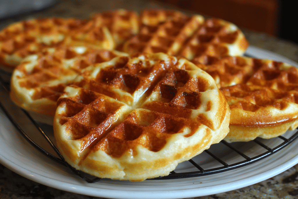 Savory Cheddar Jalapeño Cornbread Waffles
