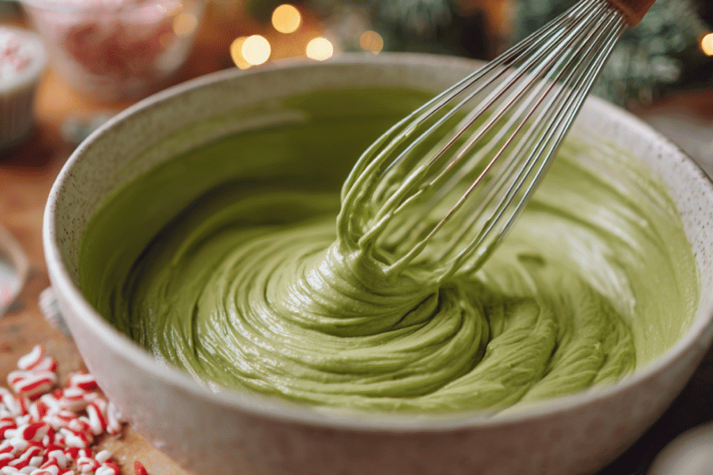 Easy Mini Grinch Cupcakes