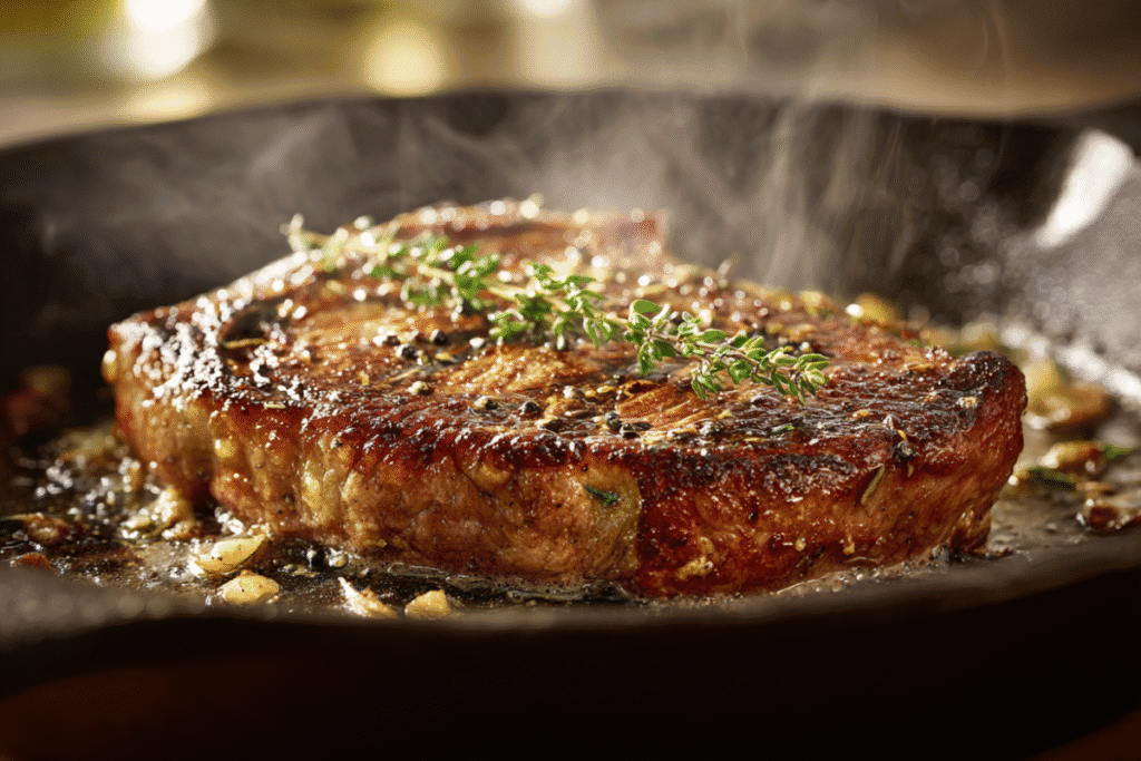 Garlic Cream Steak