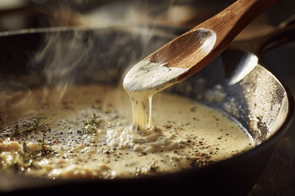 Garlic Cream Steak