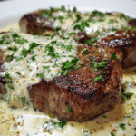 Garlic Cream Steak