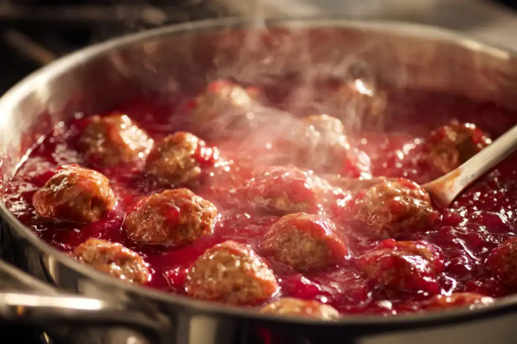 cranberry meatballs