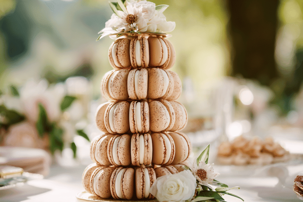 gingerbread macarons