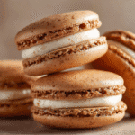 gingerbread macarons