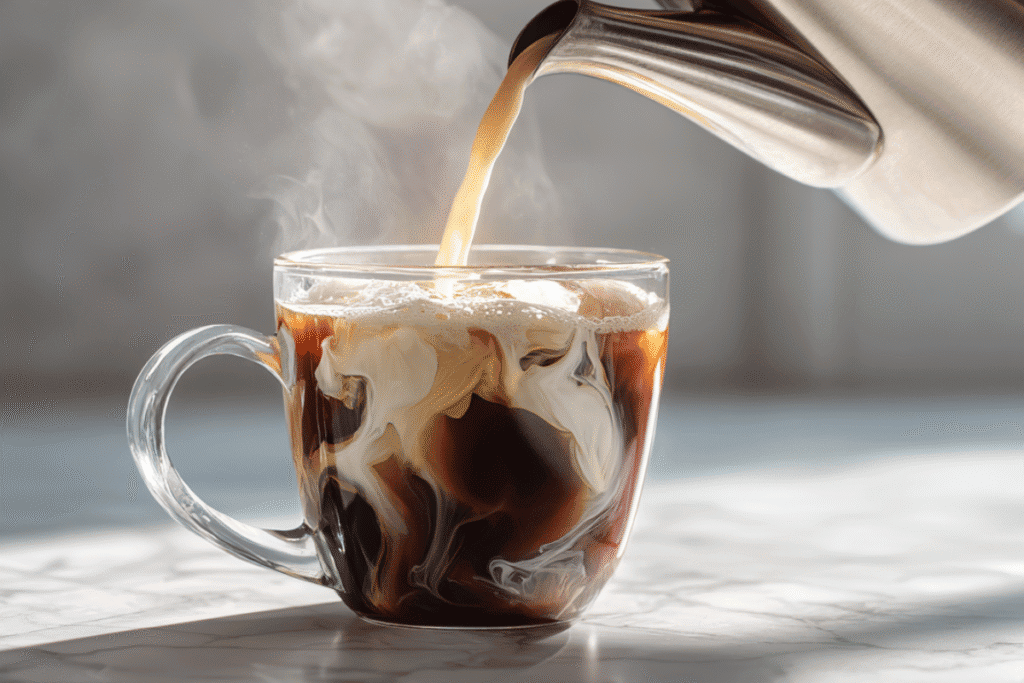vanilla cinnamon milk tea