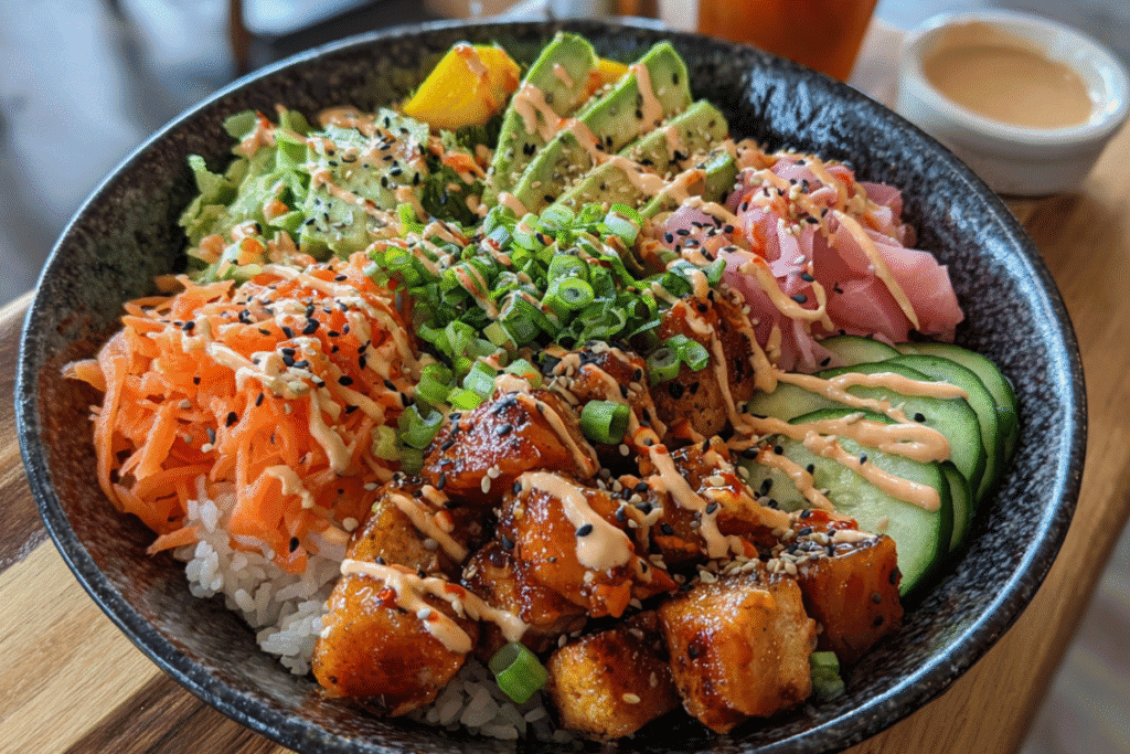 Bang Bang Salmon Bites Bowls
