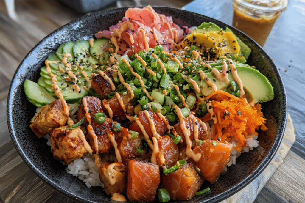 Bang Bang Salmon Bites Bowls