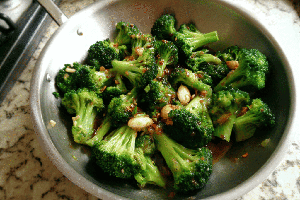 Broccoli with Garlic Sauce