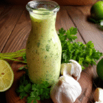 Creamy Garlic Lime Cilantro Sauce