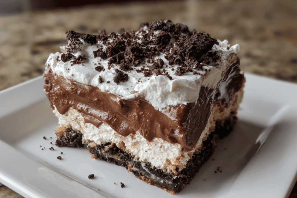 Hot Chocolate Lasagna