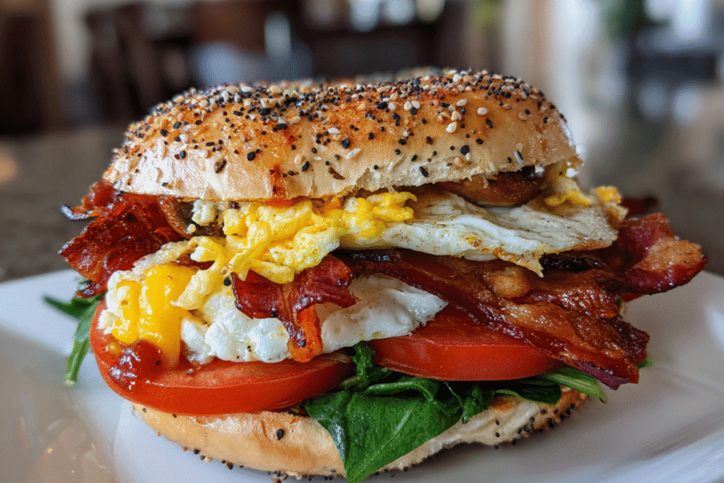 Cowboy Breakfast Bagel