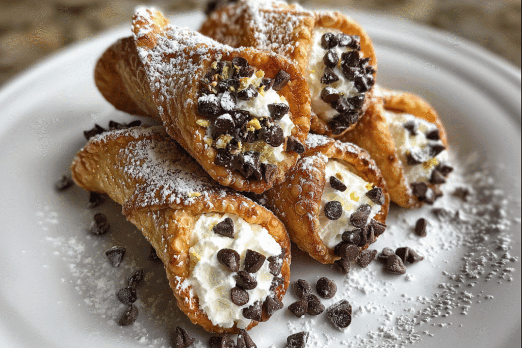 Mini Cannoli Bites Recipe – Easy, Crispy & Creamy Italian Dessert 13 mini cannoli bites