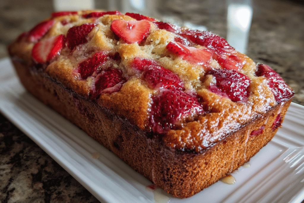 strawberry banana bread