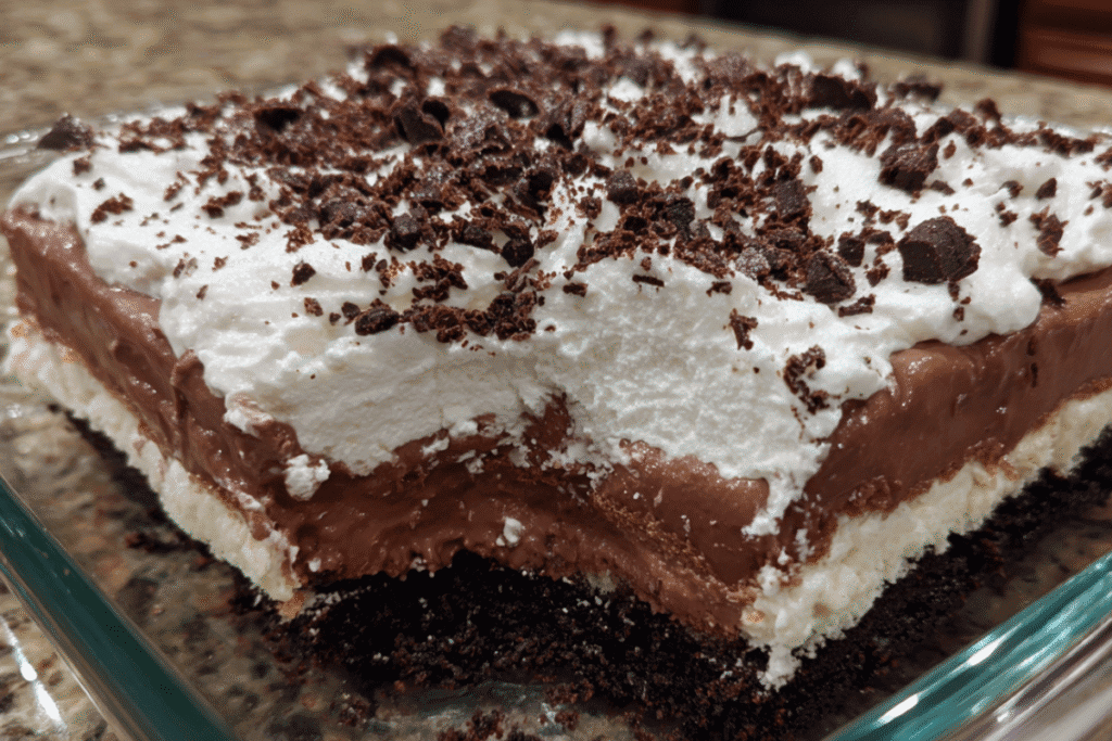 Hot Chocolate Lasagna
