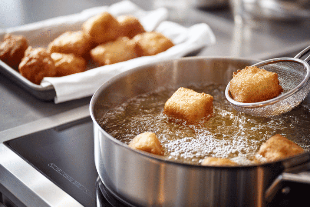 Vanilla French beignets