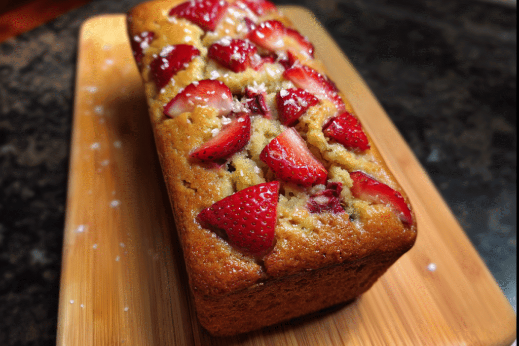 strawberry banana bread