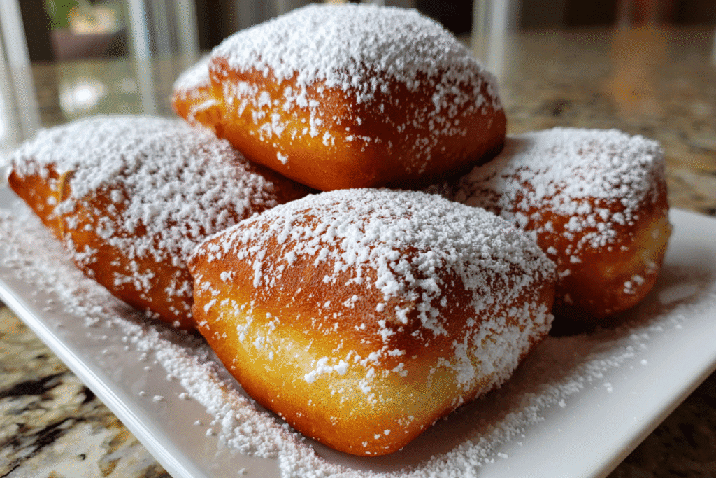 Vanilla French beignets