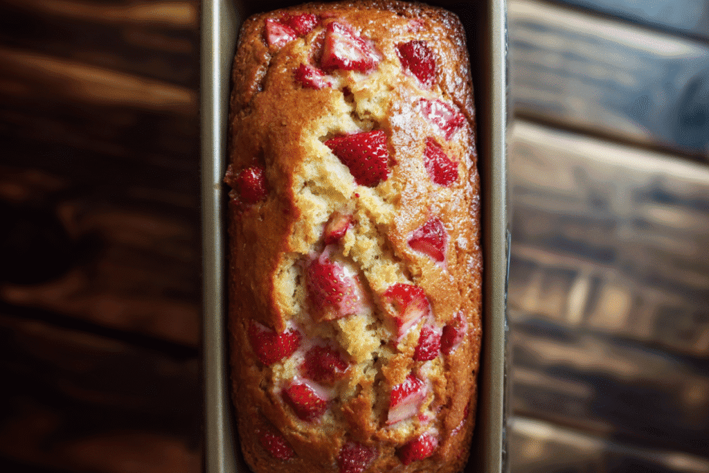 strawberry banana bread