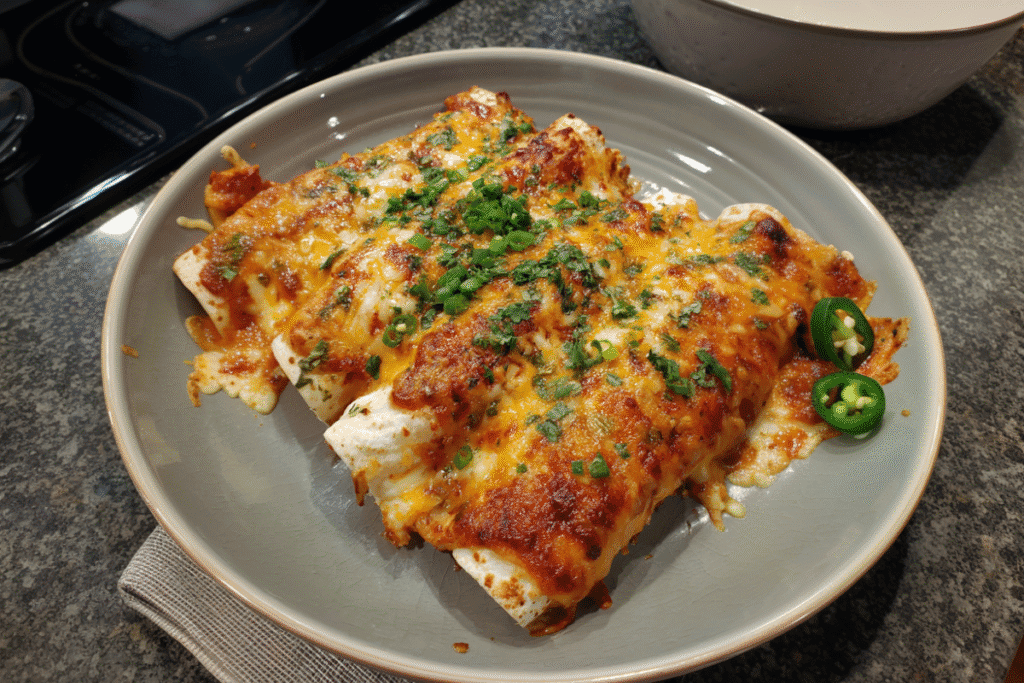 Cheesy Chicken Enchiladas