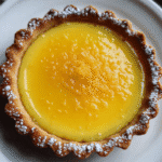 silky grapefruit curd tart