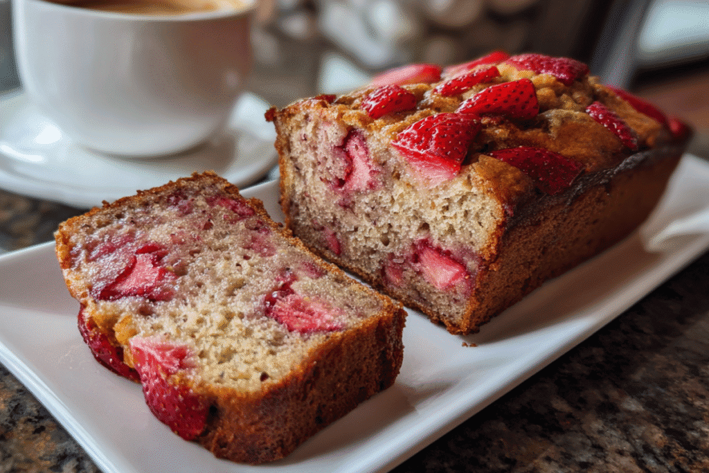 strawberry banana bread