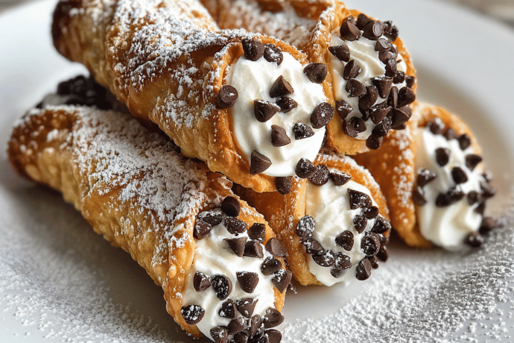 Mini Cannoli Bites Recipe – Easy, Crispy & Creamy Italian Dessert 15 mini cannoli bites