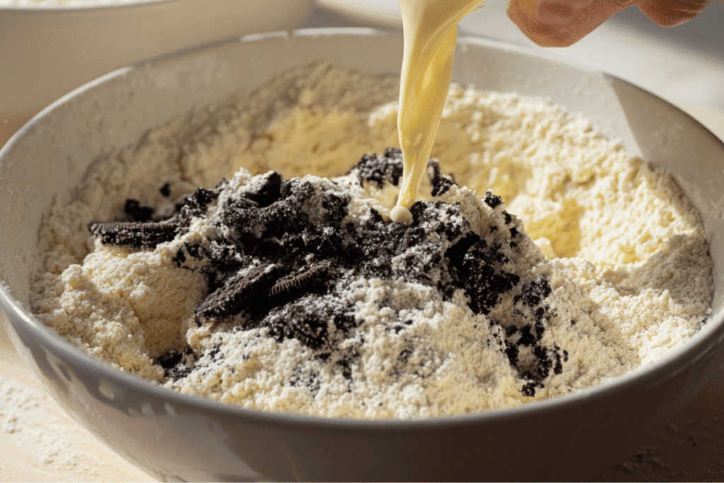Fluffy Oreo Pancakes