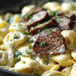 Garlic Steak Tortellini