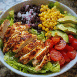High Protein Southwest Chicken Salad