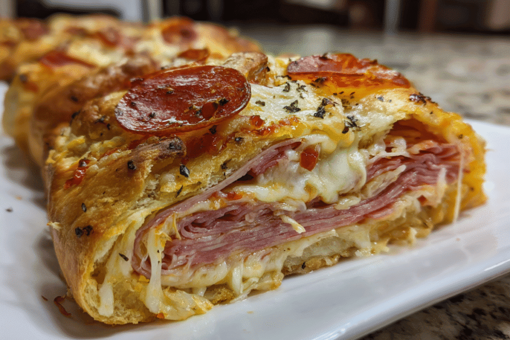 Italian Crescent Roll Sandwich Bake