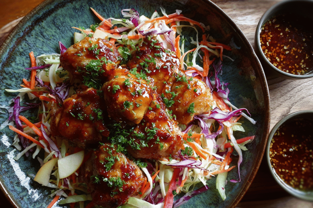 Sticky Apple Cider Chicken