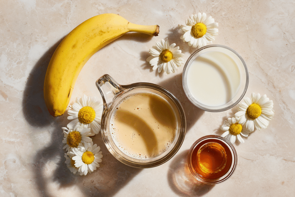 banana chamomile tea smoothie