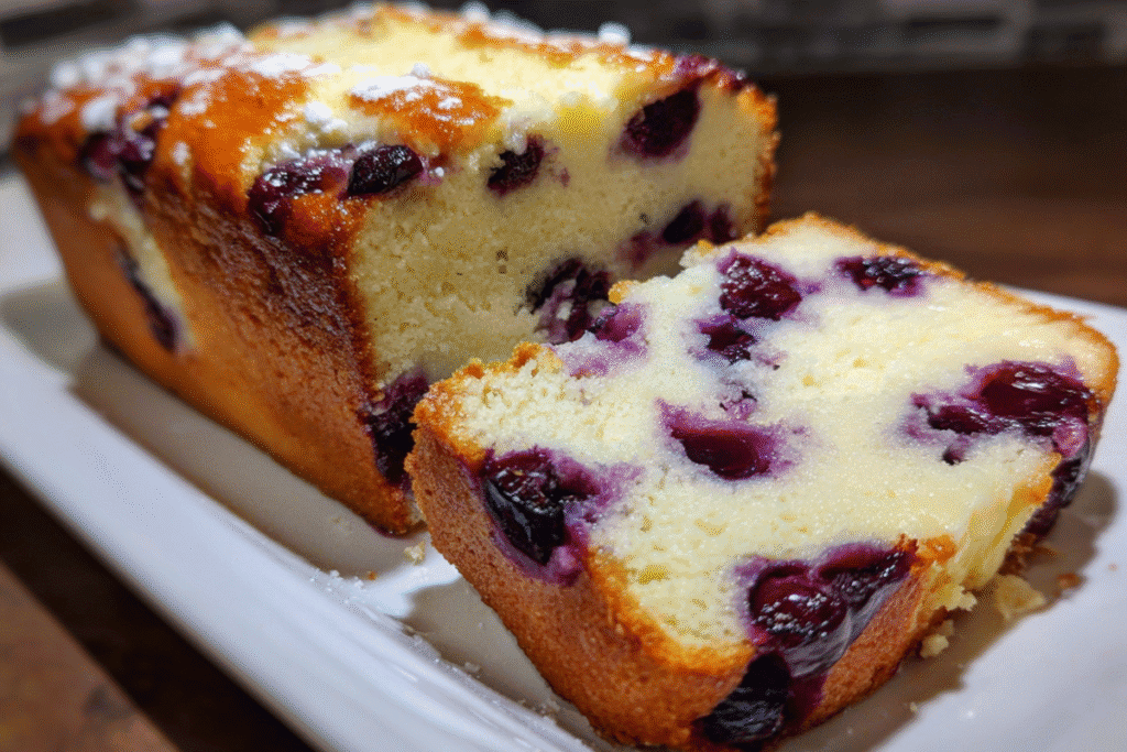 blueberry cream cheese loaf