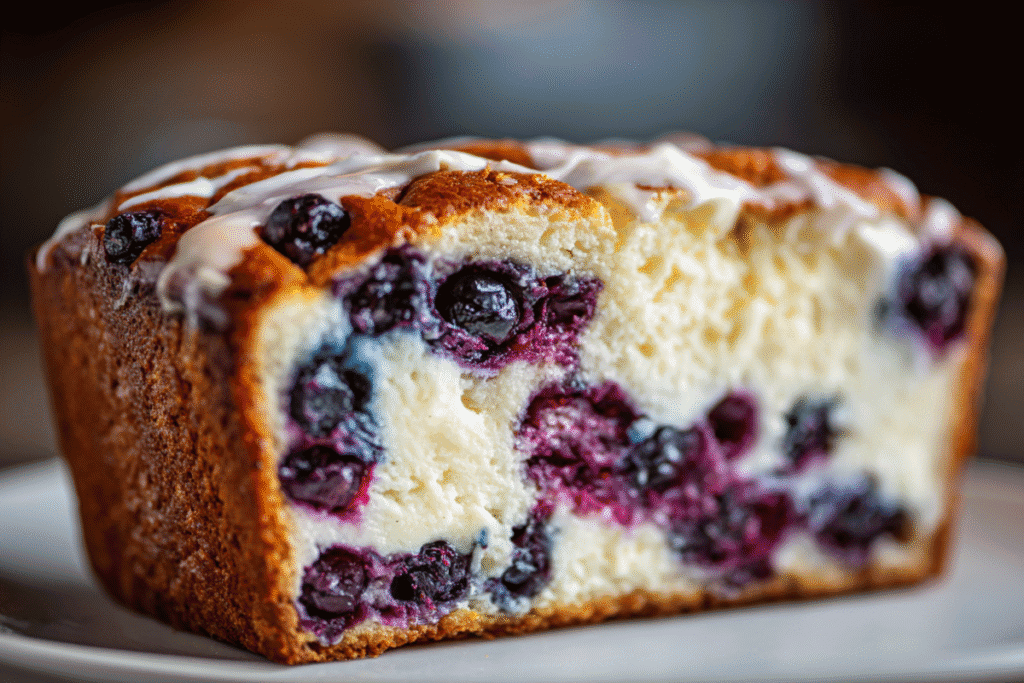 blueberry cream cheese loaf