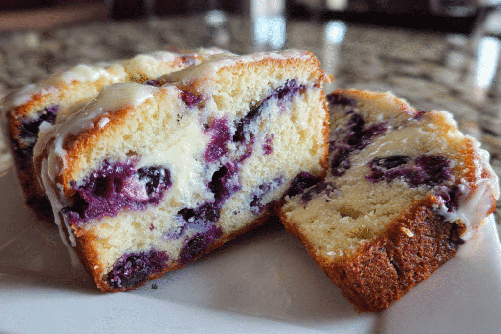 blueberry cream cheese loaf