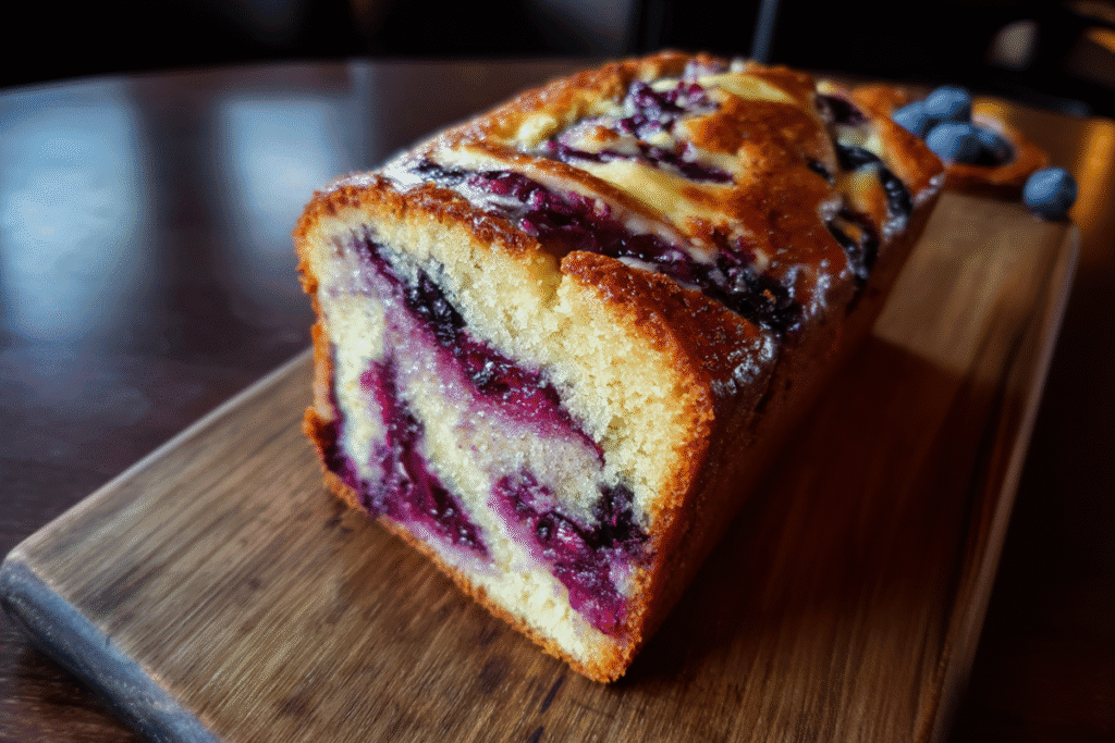 blueberry cream cheese loaf