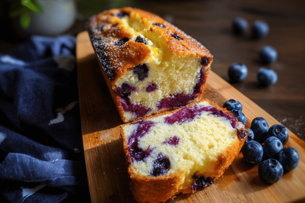 blueberry cream cheese loaf