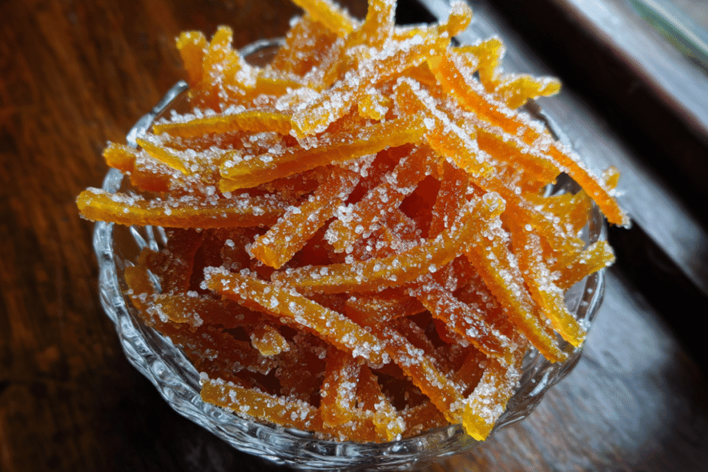 candied orange peel