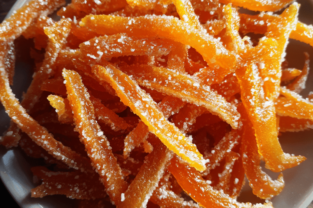 candied orange peel