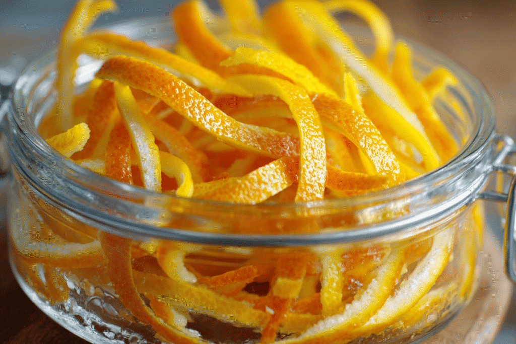 candied orange peel