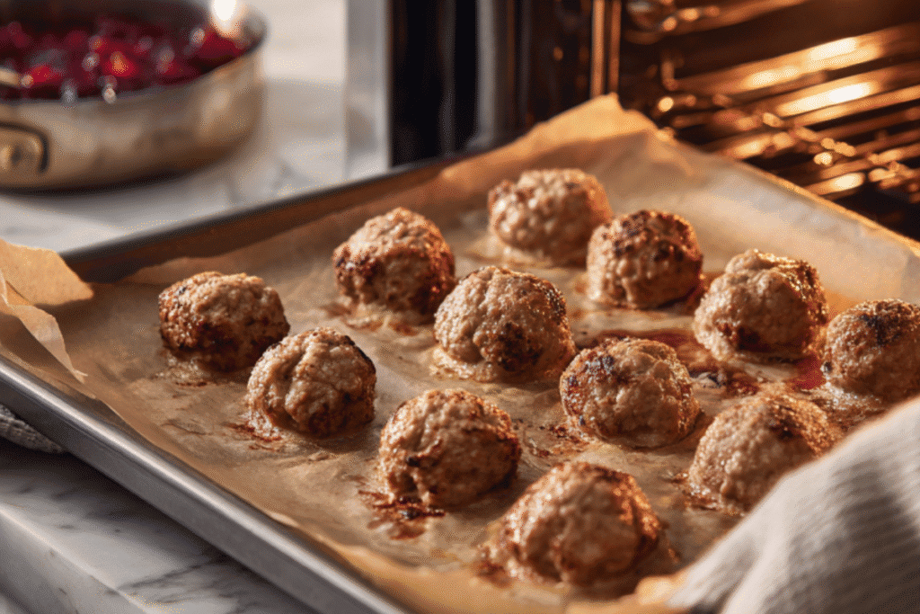 cranberry turkey balls