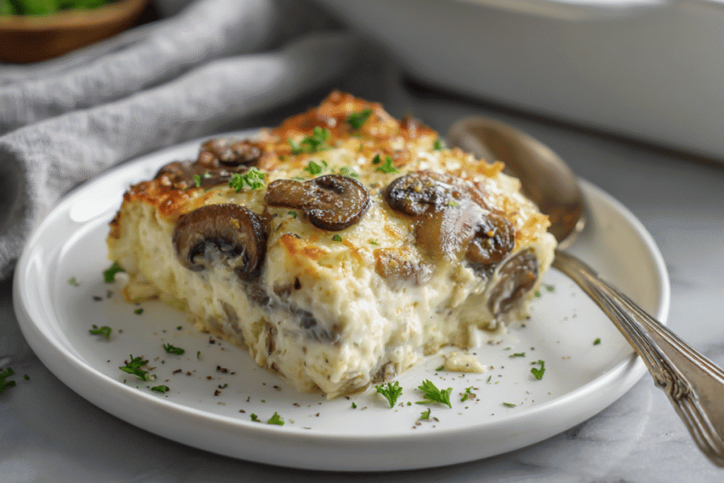 creamy stuffed mushroom dip