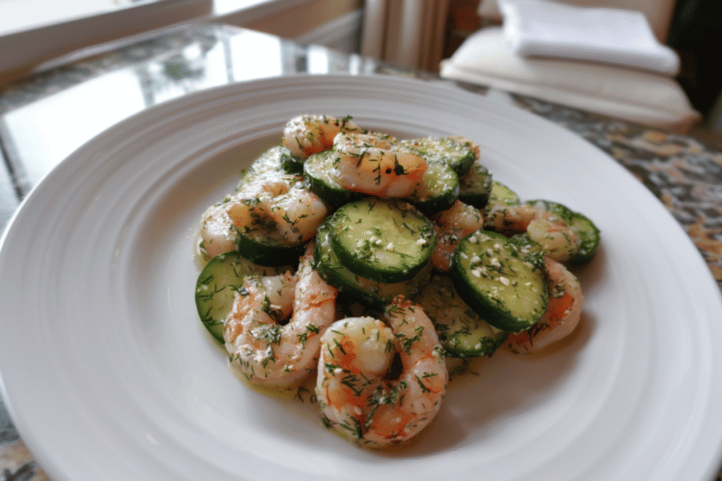 cucumber shrimp salad